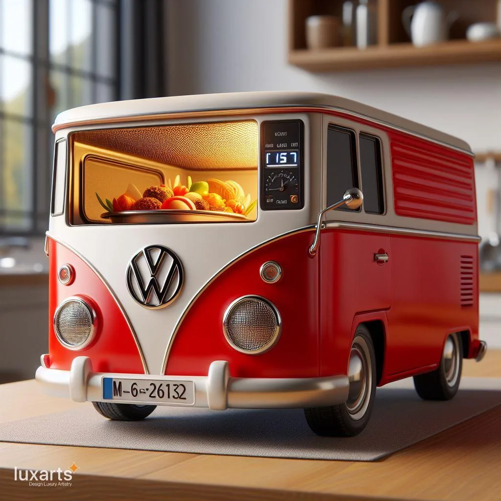 Volkswagen Bus Shaped Microwaves: Retro Style for Modern Kitchens luxarts volkswagen bus shaped microwave 8 jpg