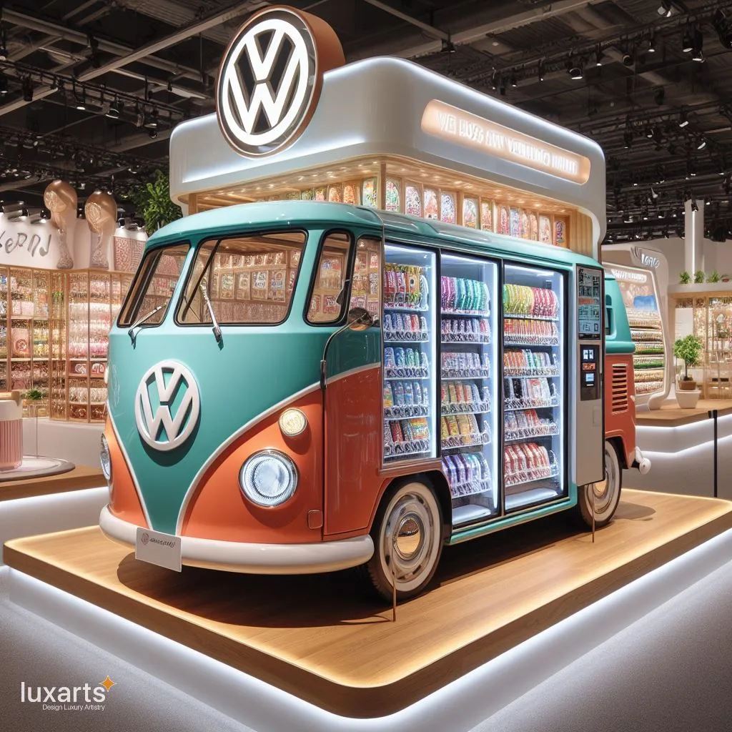 Retro Cool: Volkswagen Bus Inspired Vending Machine luxarts volkswagen bus shaped vending machine 0 jpg
