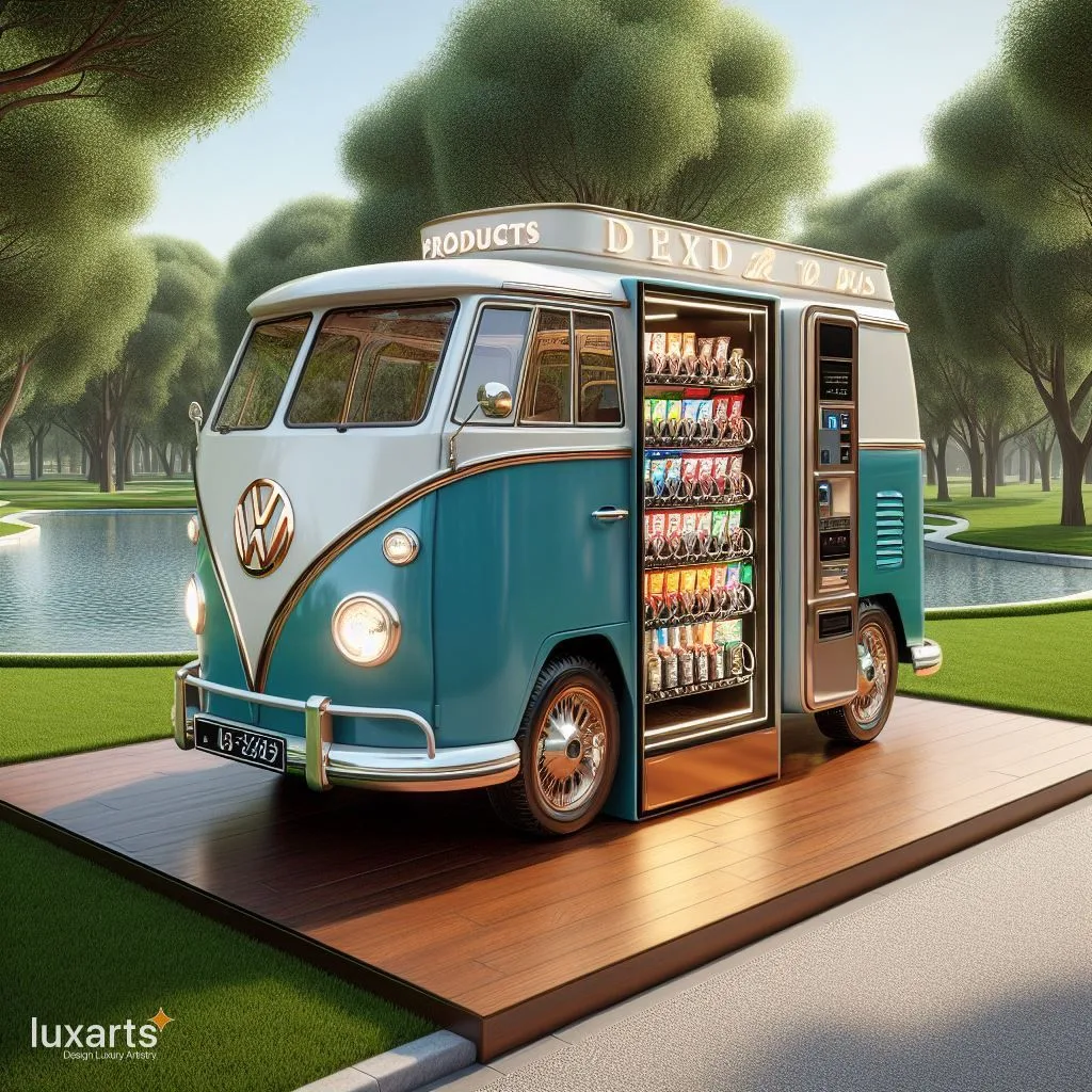 Retro Cool: Volkswagen Bus Inspired Vending Machine luxarts volkswagen bus shaped vending machine 2 jpg