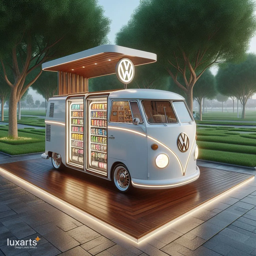 Retro Cool: Volkswagen Bus Inspired Vending Machine luxarts volkswagen bus shaped vending machine 3 jpg