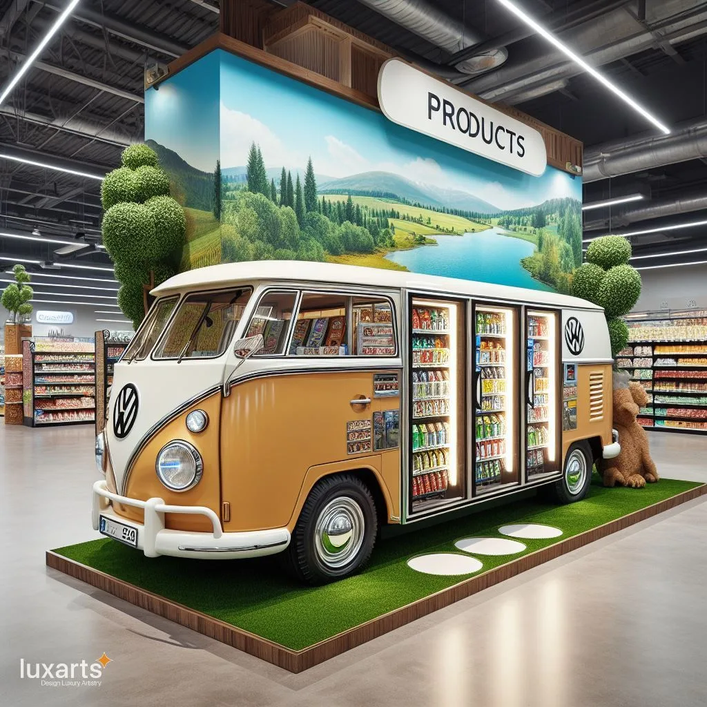 Retro Cool: Volkswagen Bus Inspired Vending Machine luxarts volkswagen bus shaped vending machine 4 jpg