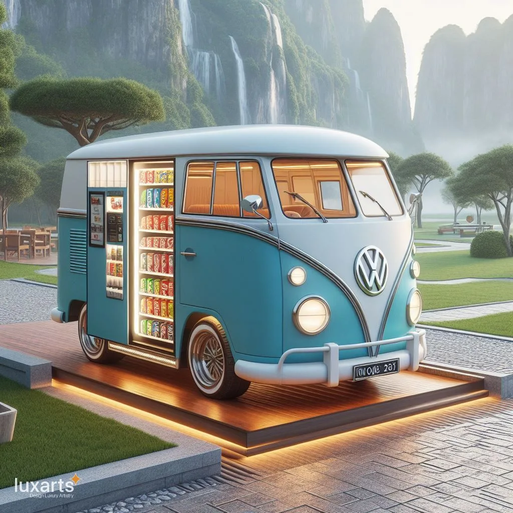 Retro Cool: Volkswagen Bus Inspired Vending Machine luxarts volkswagen bus shaped vending machine 6 jpg