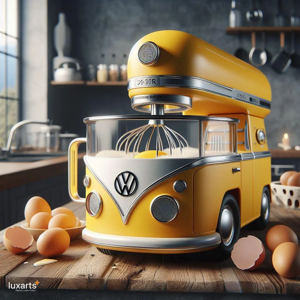 Volkswagen Bus Stand Mixer: Retro Charm for Your Kitchen Creations luxarts volkswagen bus stand mixer 1 jpg