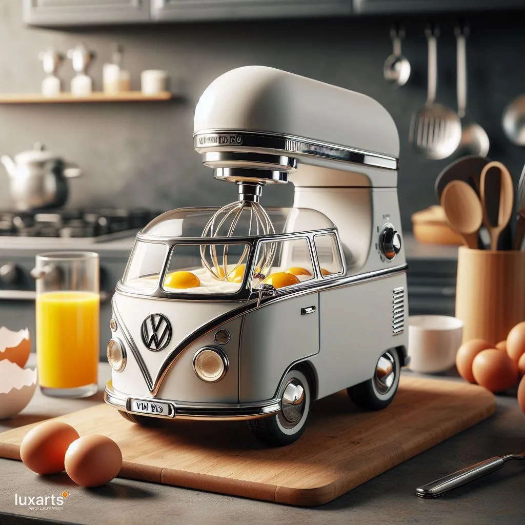 Volkswagen Bus Stand Mixer: Retro Charm for Your Kitchen Creations luxarts volkswagen bus stand mixer 2 jpg