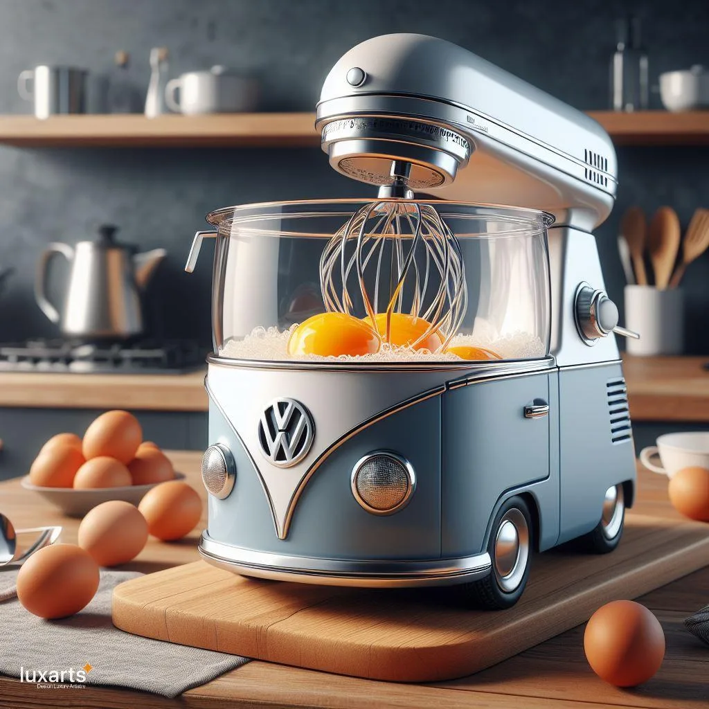 Volkswagen Bus Stand Mixer: Retro Charm for Your Kitchen Creations luxarts volkswagen bus stand mixer 3 jpg