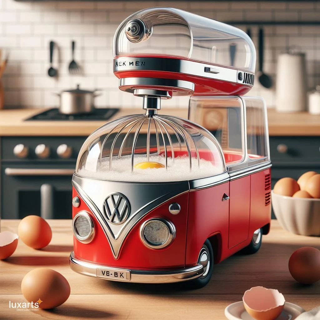 Volkswagen Bus Stand Mixer: Retro Charm for Your Kitchen Creations luxarts volkswagen bus stand mixer 6 jpg