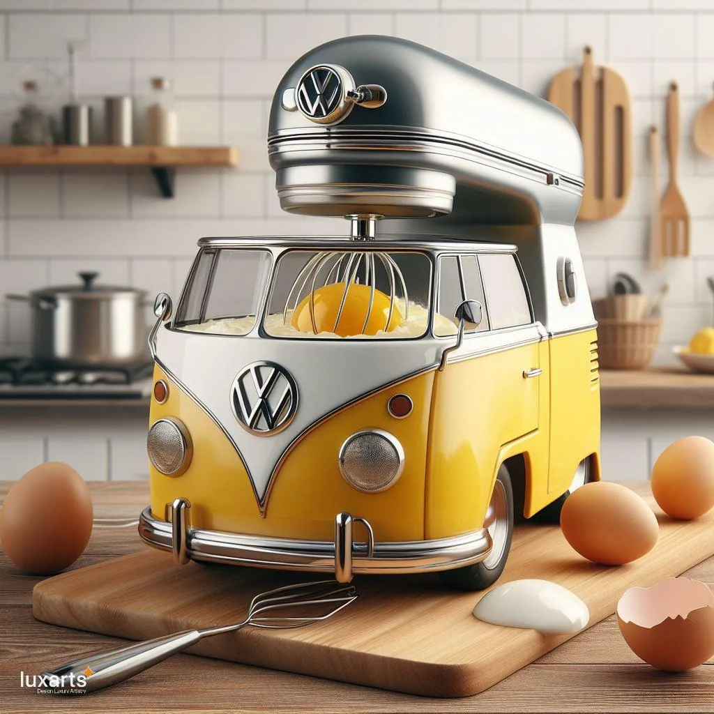 Volkswagen Bus Stand Mixer: Retro Charm for Your Kitchen Creations luxarts volkswagen bus stand mixer 7 jpg
