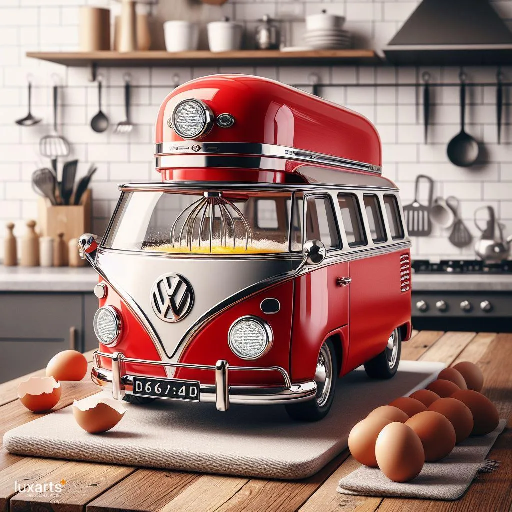 Volkswagen Bus Stand Mixer: Retro Charm for Your Kitchen Creations luxarts volkswagen bus stand mixer 9 jpg