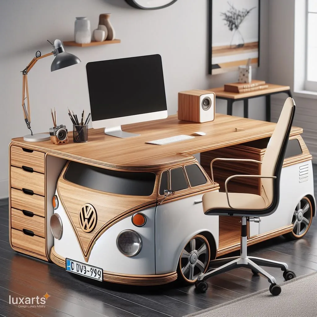 Volkswagen Inspired Desk: Elevate Your Workspace with the Volkswagen Verve luxarts volkswagen inspired desk 0 jpg