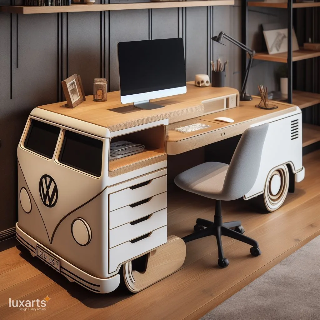 Volkswagen Inspired Desk: Elevate Your Workspace with the Volkswagen Verve luxarts volkswagen inspired desk 1 jpg