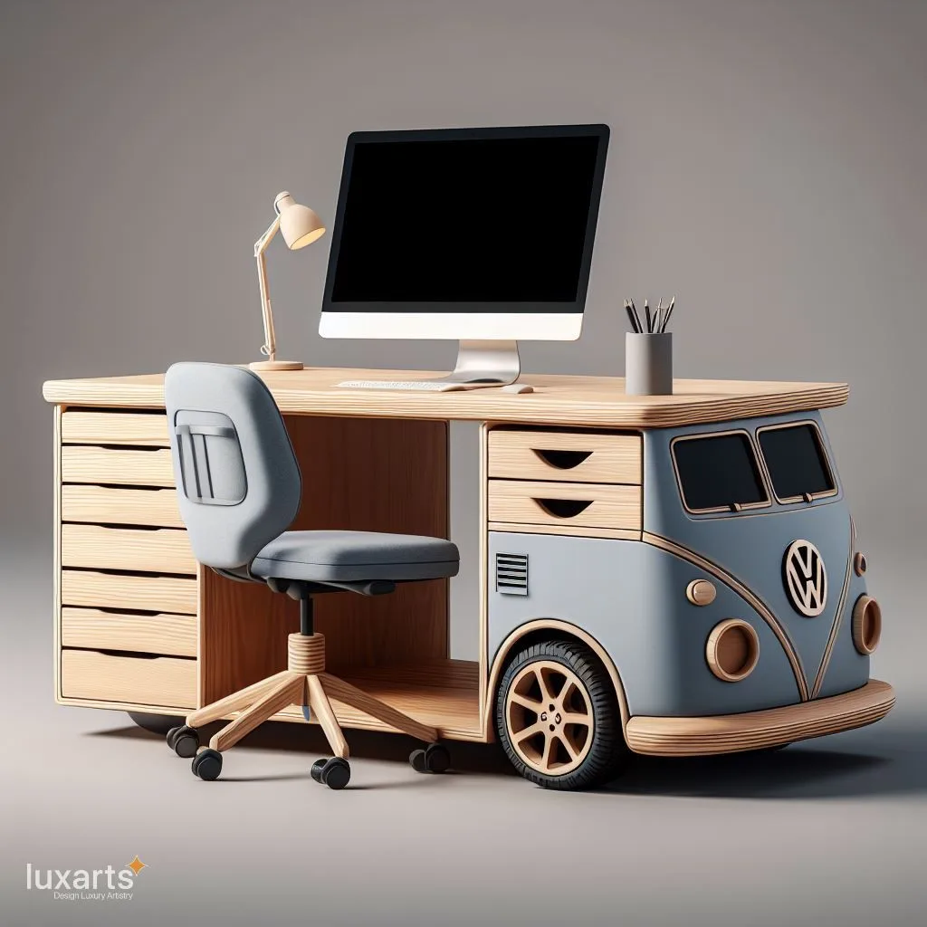 Volkswagen Inspired Desk: Elevate Your Workspace with the Volkswagen Verve luxarts volkswagen inspired desk 12 jpg