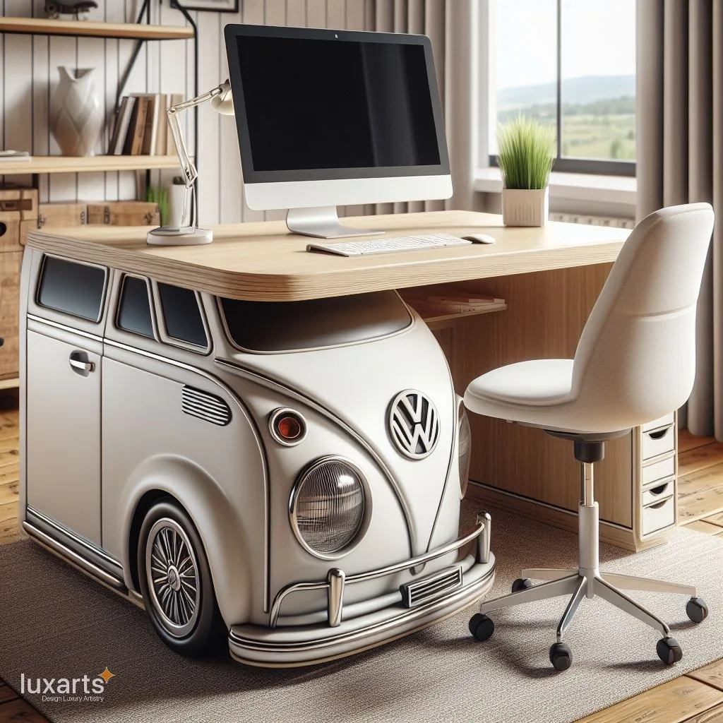 Volkswagen Inspired Desk: Elevate Your Workspace with the Volkswagen Verve luxarts volkswagen inspired desk 13 jpg
