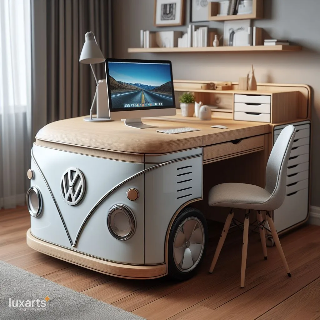 Volkswagen Inspired Desk: Elevate Your Workspace with the Volkswagen Verve luxarts volkswagen inspired desk 5 jpg
