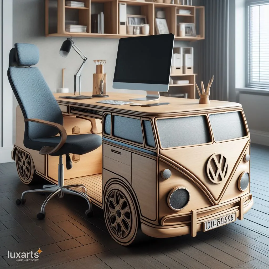 Volkswagen Inspired Desk: Elevate Your Workspace with the Volkswagen Verve luxarts volkswagen inspired desk 6 jpg