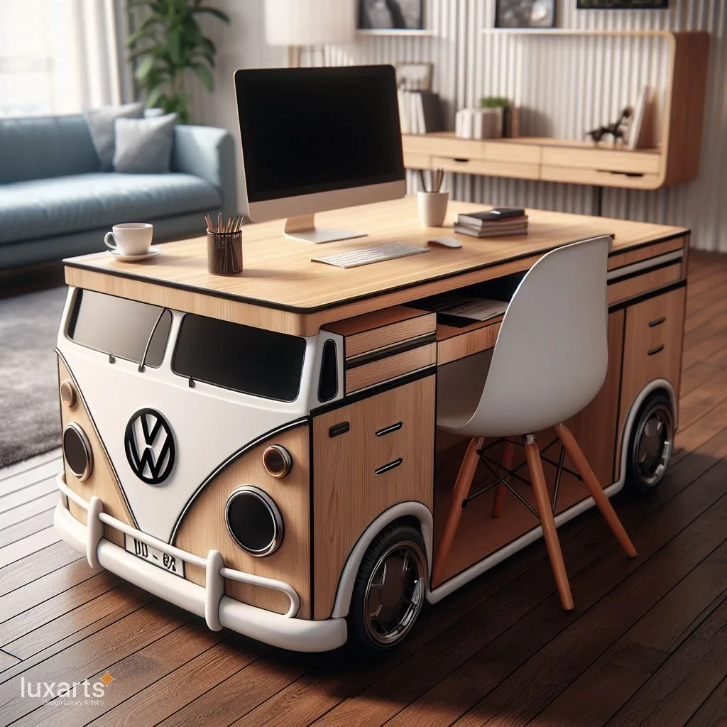 Volkswagen Inspired Desk: Elevate Your Workspace with the Volkswagen Verve luxarts volkswagen inspired desk 7 jpg