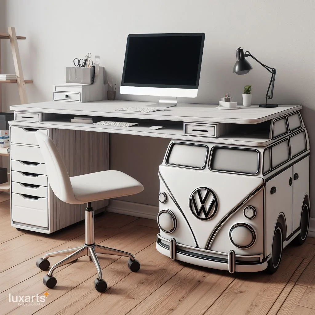 Volkswagen Inspired Desk: Elevate Your Workspace with the Volkswagen Verve luxarts volkswagen inspired desk 8 jpg