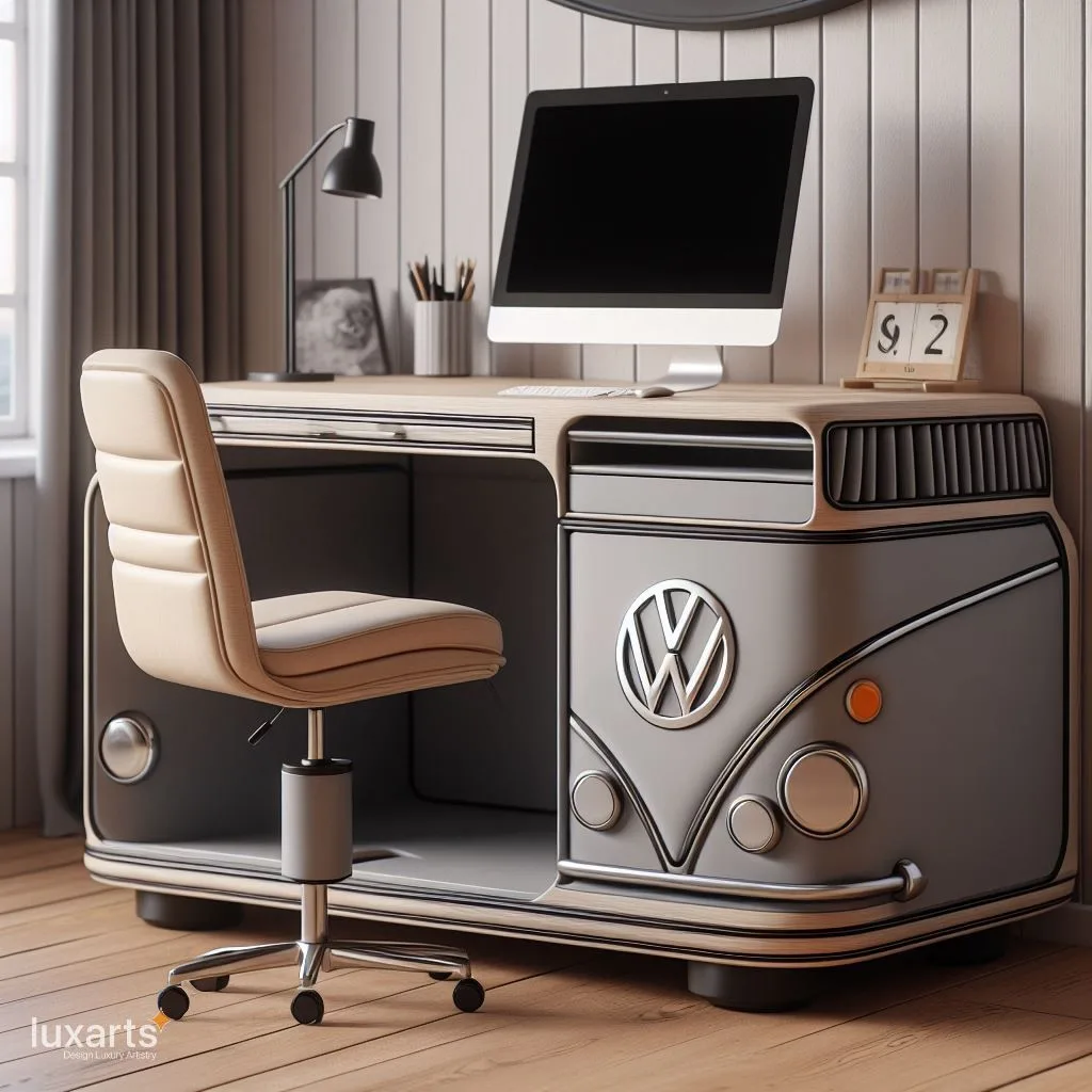 Volkswagen Inspired Desk: Elevate Your Workspace with the Volkswagen Verve luxarts volkswagen inspired desk 9 jpg