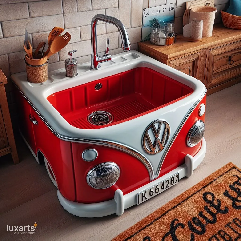 Volkswagen Inspired Kitchen Sink: Driving Style into Your Culinary Space luxarts volkswagen inspired kitchen sink 1 jpg