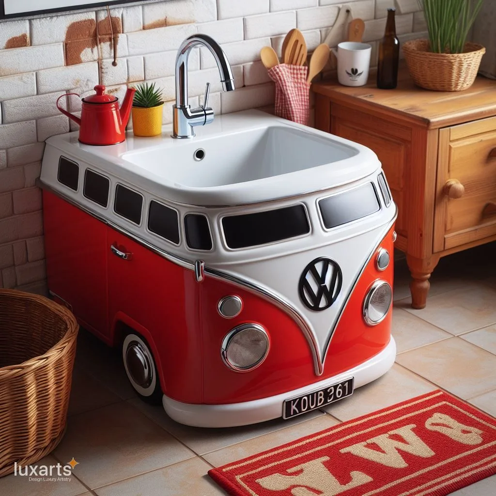 Volkswagen Vibes: Elevate Your Bathroom with a VW Bus Inspired Lavabo luxarts volkswagen inspired lavabo 14 jpg