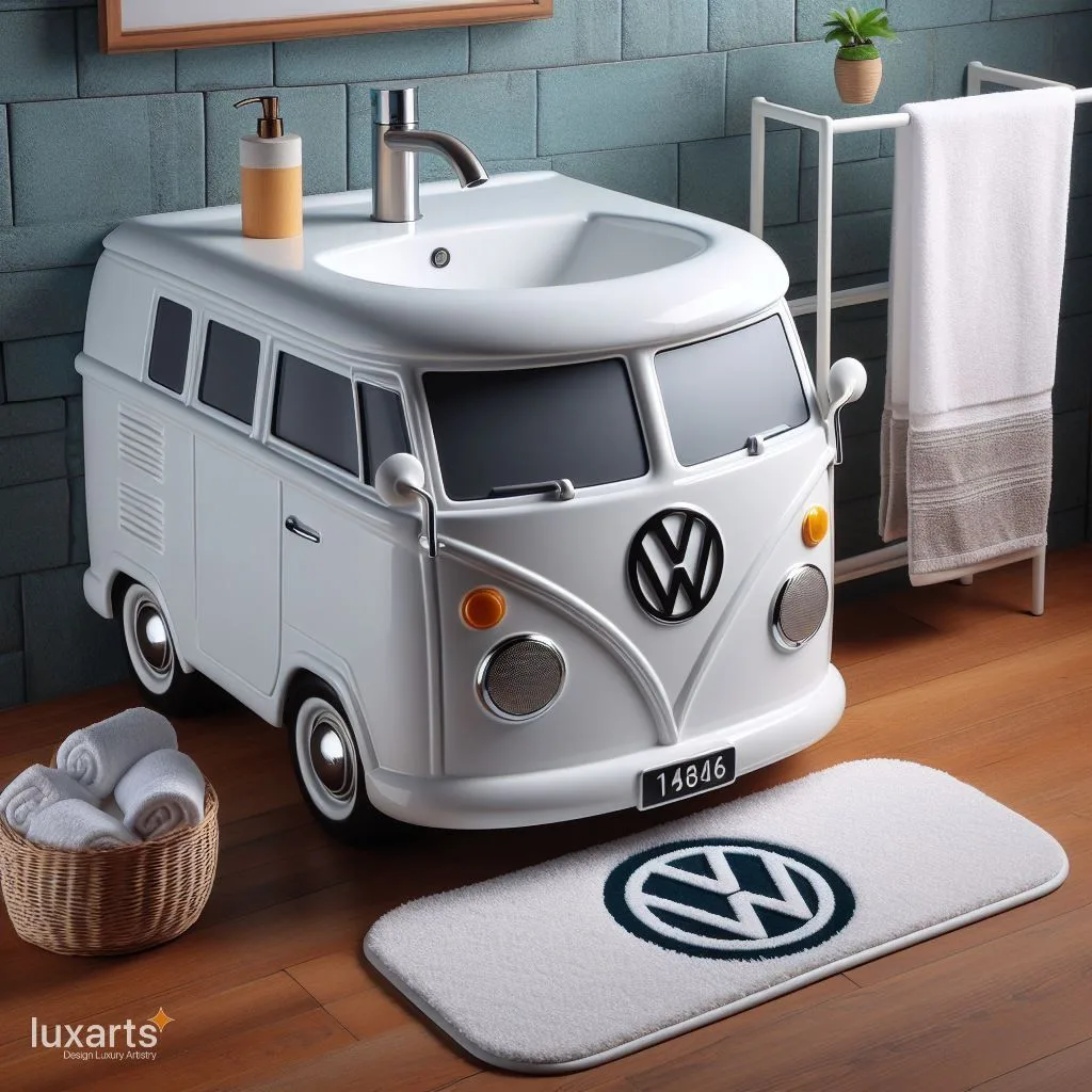 Volkswagen Vibes: Elevate Your Bathroom with a VW Bus Inspired Lavabo luxarts volkswagen inspired lavabo 2 jpg