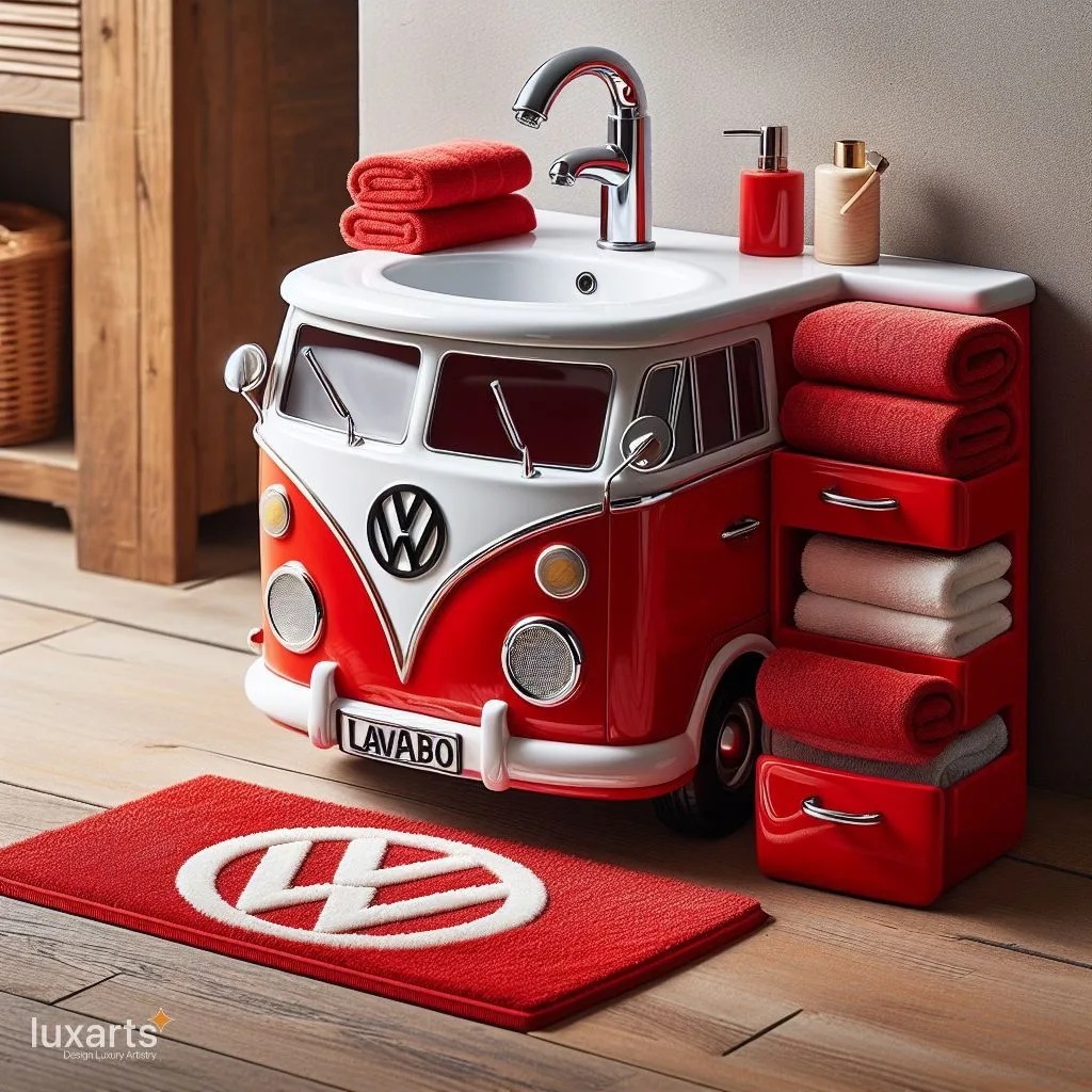 Volkswagen Vibes: Elevate Your Bathroom with a VW Bus Inspired Lavabo luxarts volkswagen inspired lavabo 7 jpg