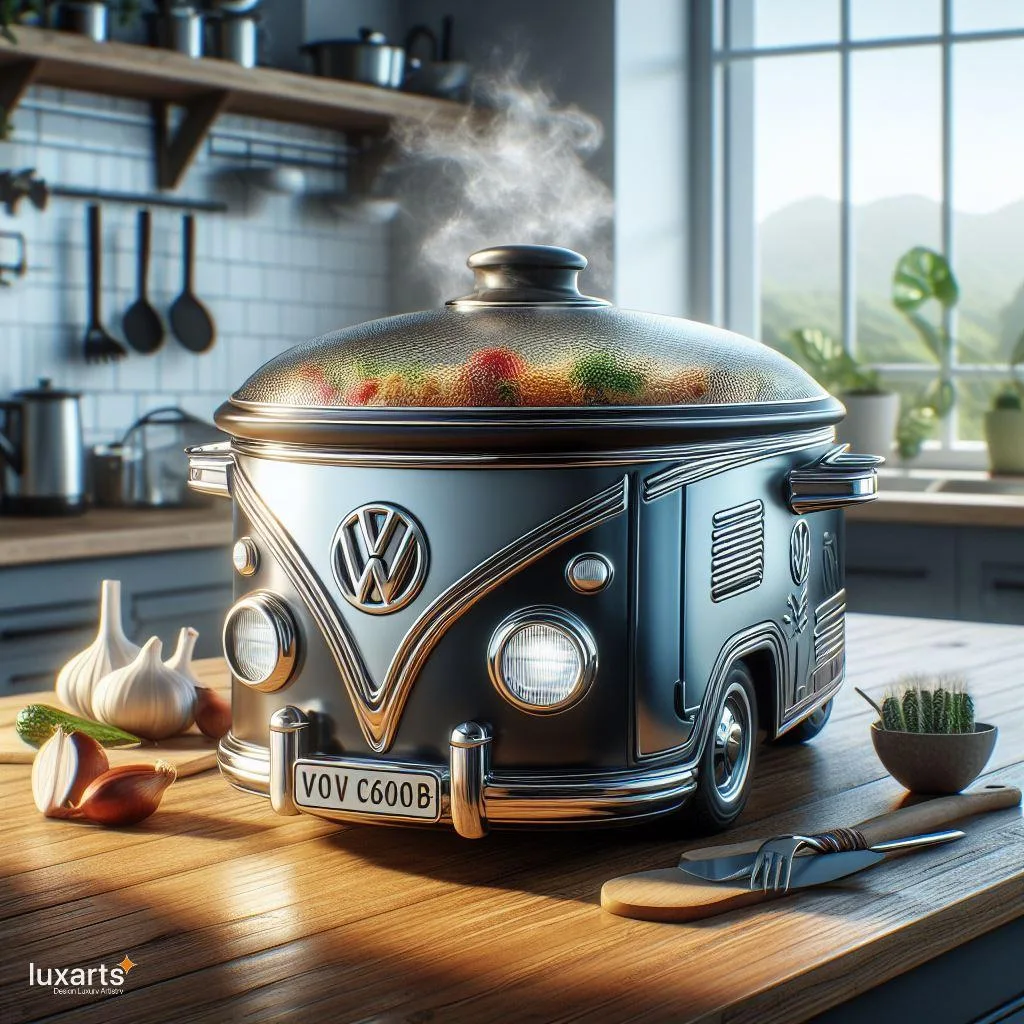 15+ Volkswagen Bus Slow Cookers for Whimsical Culinary Adventures luxarts volkswagen slow cookers 10 jpg