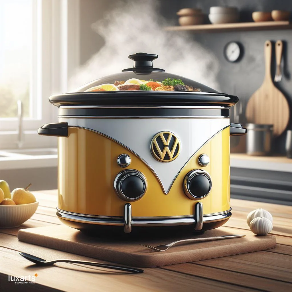 15+ Volkswagen Bus Slow Cookers for Whimsical Culinary Adventures luxarts volkswagen slow cookers 11 jpg