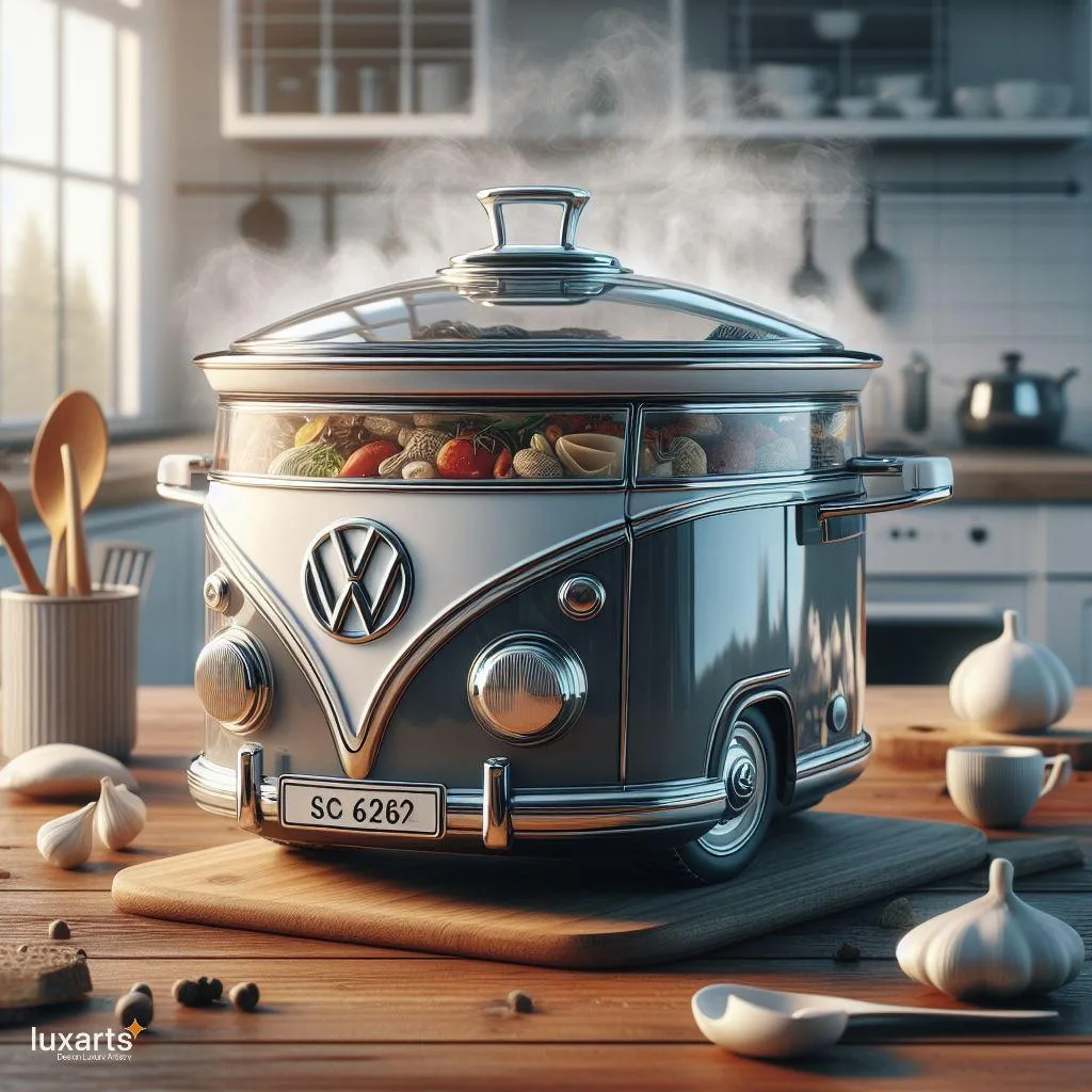 15+ Volkswagen Bus Slow Cookers for Whimsical Culinary Adventures luxarts volkswagen slow cookers 12 jpg