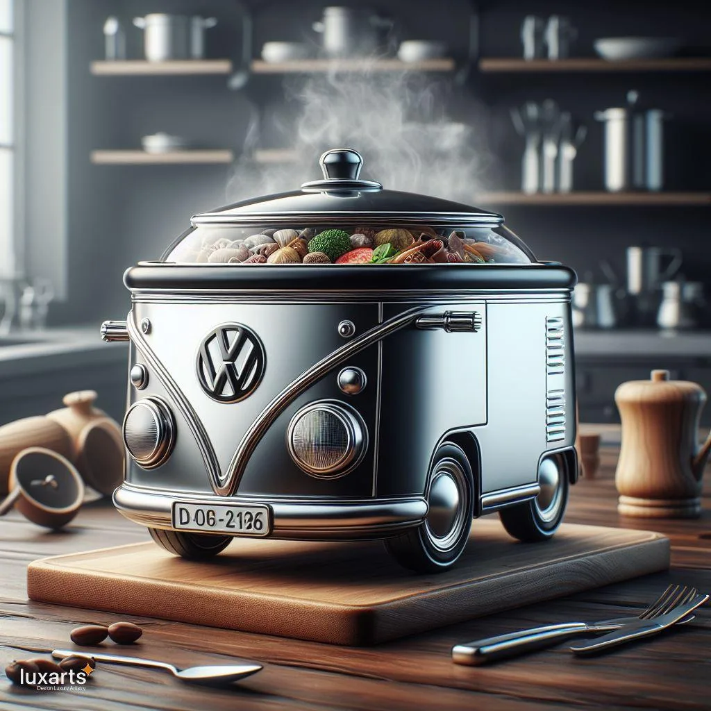 15+ Volkswagen Bus Slow Cookers for Whimsical Culinary Adventures luxarts volkswagen slow cookers 13 jpg