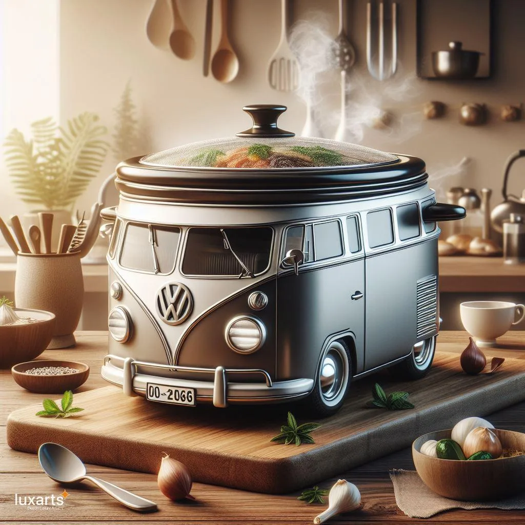 15+ Volkswagen Bus Slow Cookers for Whimsical Culinary Adventures luxarts volkswagen slow cookers 14 jpg