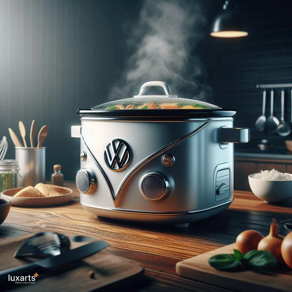 15+ Volkswagen Bus Slow Cookers for Whimsical Culinary Adventures luxarts volkswagen slow cookers 16 jpg