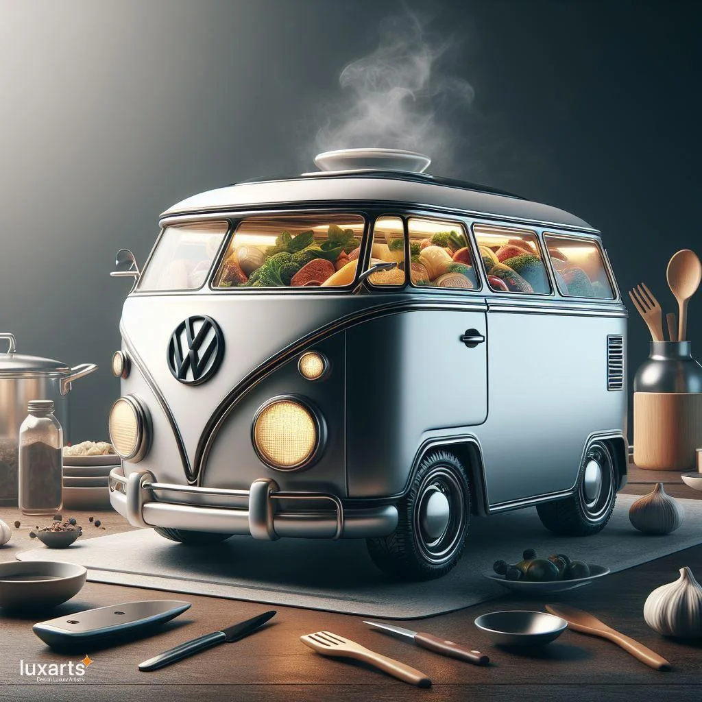 15+ Volkswagen Bus Slow Cookers for Whimsical Culinary Adventures luxarts volkswagen slow cookers 18 jpg