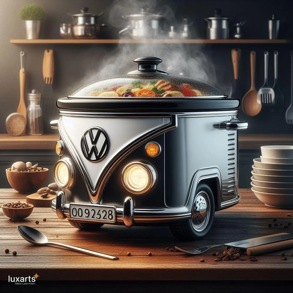 15+ Volkswagen Bus Slow Cookers for Whimsical Culinary Adventures luxarts volkswagen slow cookers 3 jpg