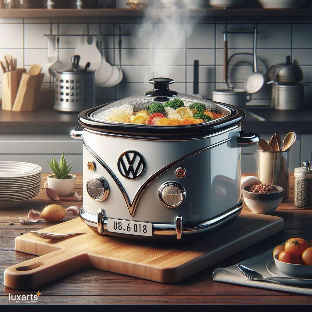 15+ Volkswagen Bus Slow Cookers for Whimsical Culinary Adventures luxarts volkswagen slow cookers 7 jpg