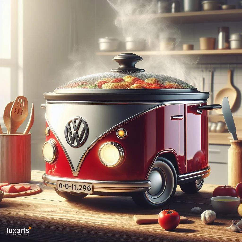 15+ Volkswagen Bus Slow Cookers for Whimsical Culinary Adventures luxarts volkswagen slow cookers 8 jpg
