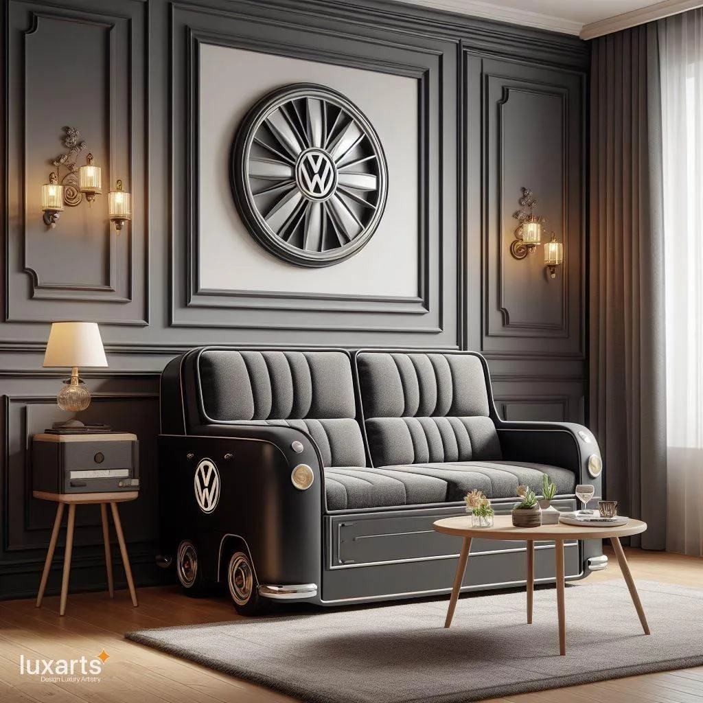 Cruise in Comfort: Volkswagen-Inspired Sofas for Your Living Space!