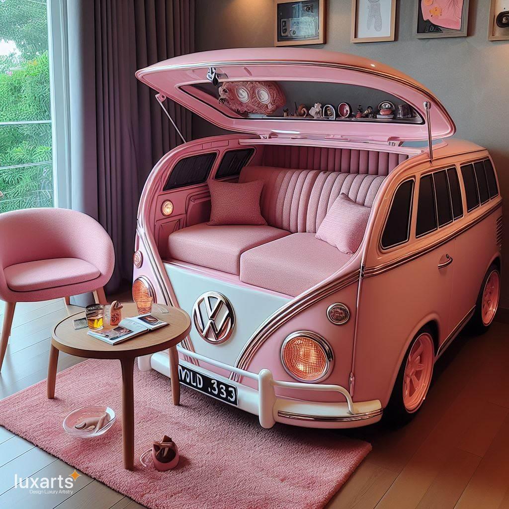 Cruise in Comfort: Volkswagen-Inspired Sofas for Your Living Space! luxarts volkswagen sofa 12