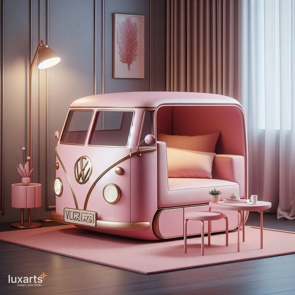Cruise in Comfort: Volkswagen-Inspired Sofas for Your Living Space! luxarts volkswagen sofa 2 jpg