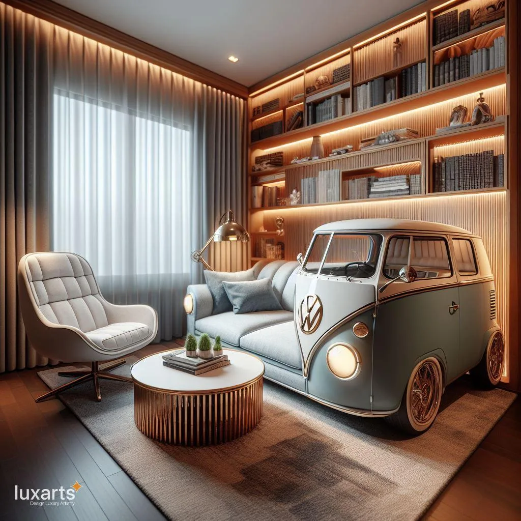 Cruise in Comfort: Volkswagen-Inspired Sofas for Your Living Space! luxarts volkswagen sofa 3 jpg