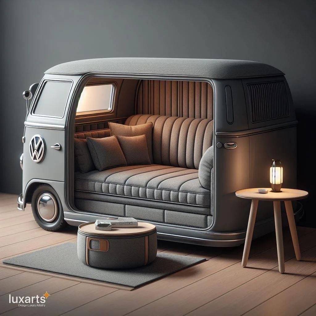 Cruise in Comfort: Volkswagen-Inspired Sofas for Your Living Space! luxarts volkswagen sofa 4 jpg