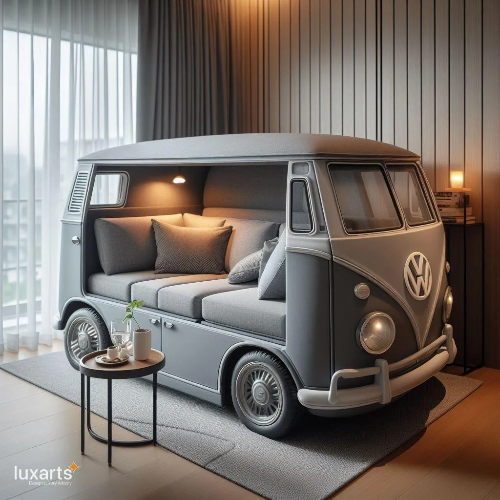 Cruise in Comfort: Volkswagen-Inspired Sofas for Your Living Space! luxarts volkswagen sofa 6 jpg