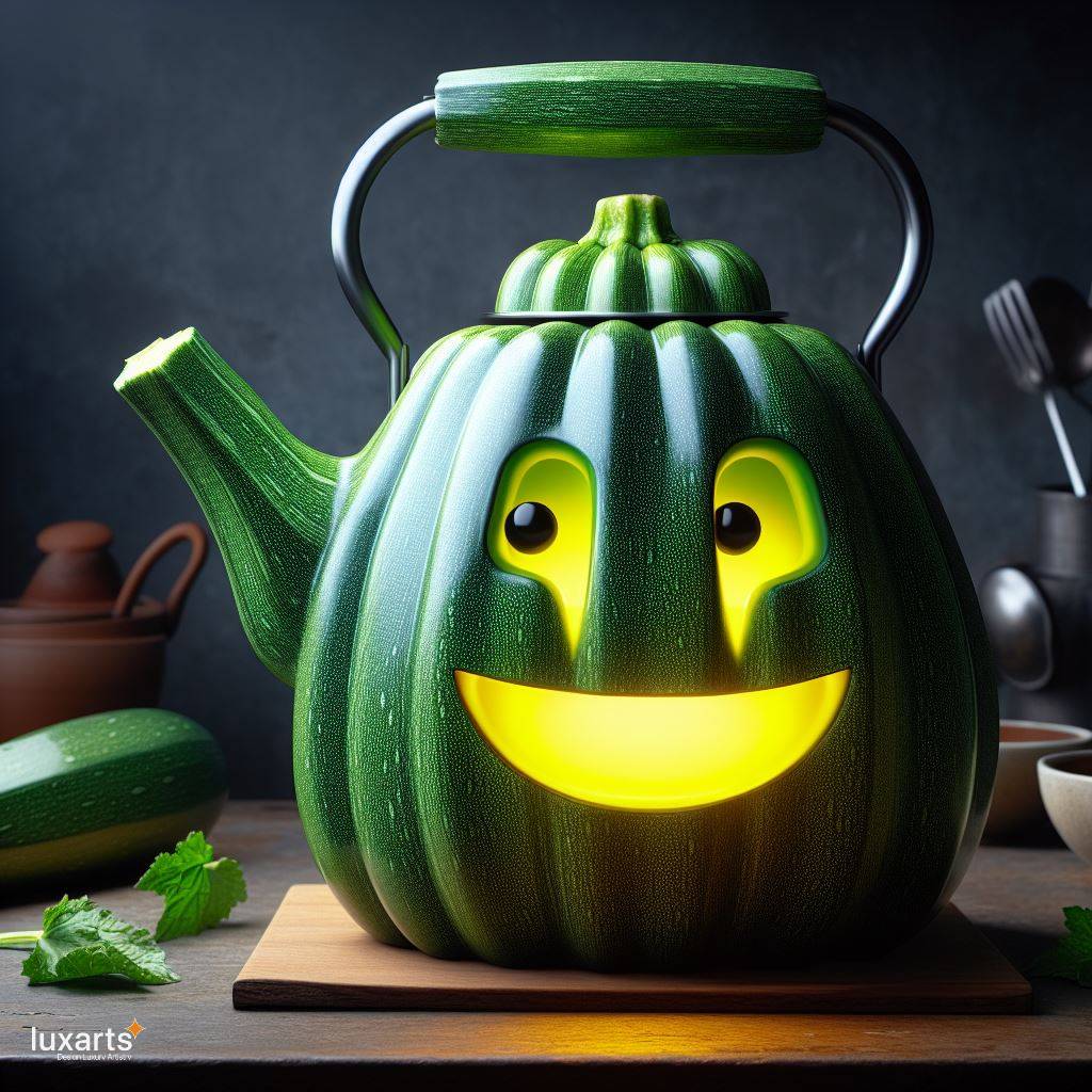 Vegetables Inspired Kettles: Infusing Kitchen Décor with Freshness 3 Zucchini 1