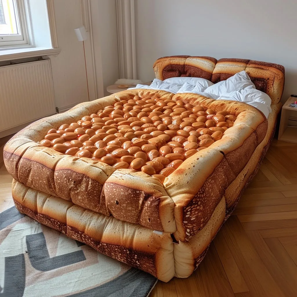 Breakfast-Inspired Beds for a Delicious Start to Your Day Indulge in Comfort Food 3Bread Loaf Bed jpeg