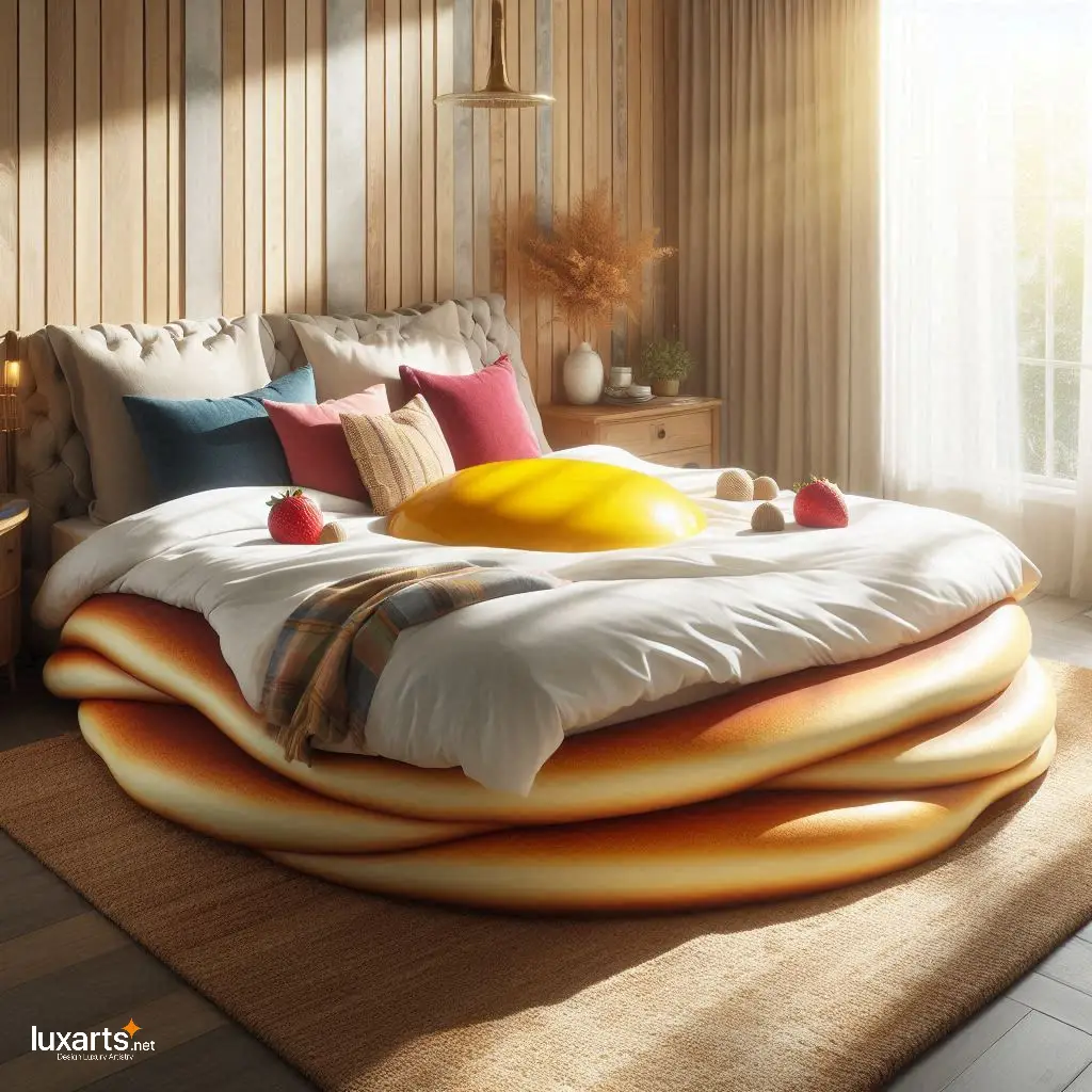 Breakfast-Inspired Beds for a Delicious Start to Your Day Indulge in Comfort Food 5Pancake Bed 2
