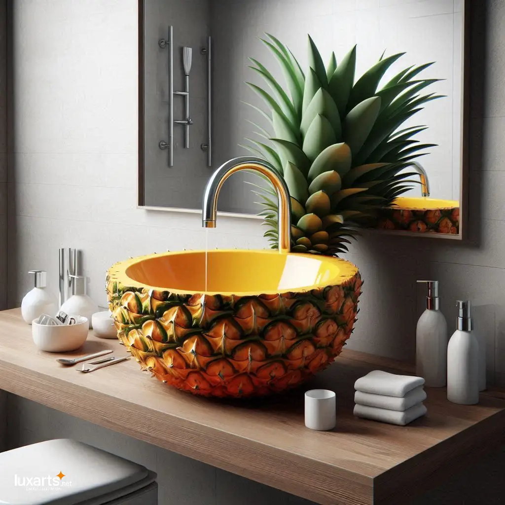 Fruit Sinks Freshen Up Your Kitchen with Vibrant and Refreshing Décor 5Pineapple