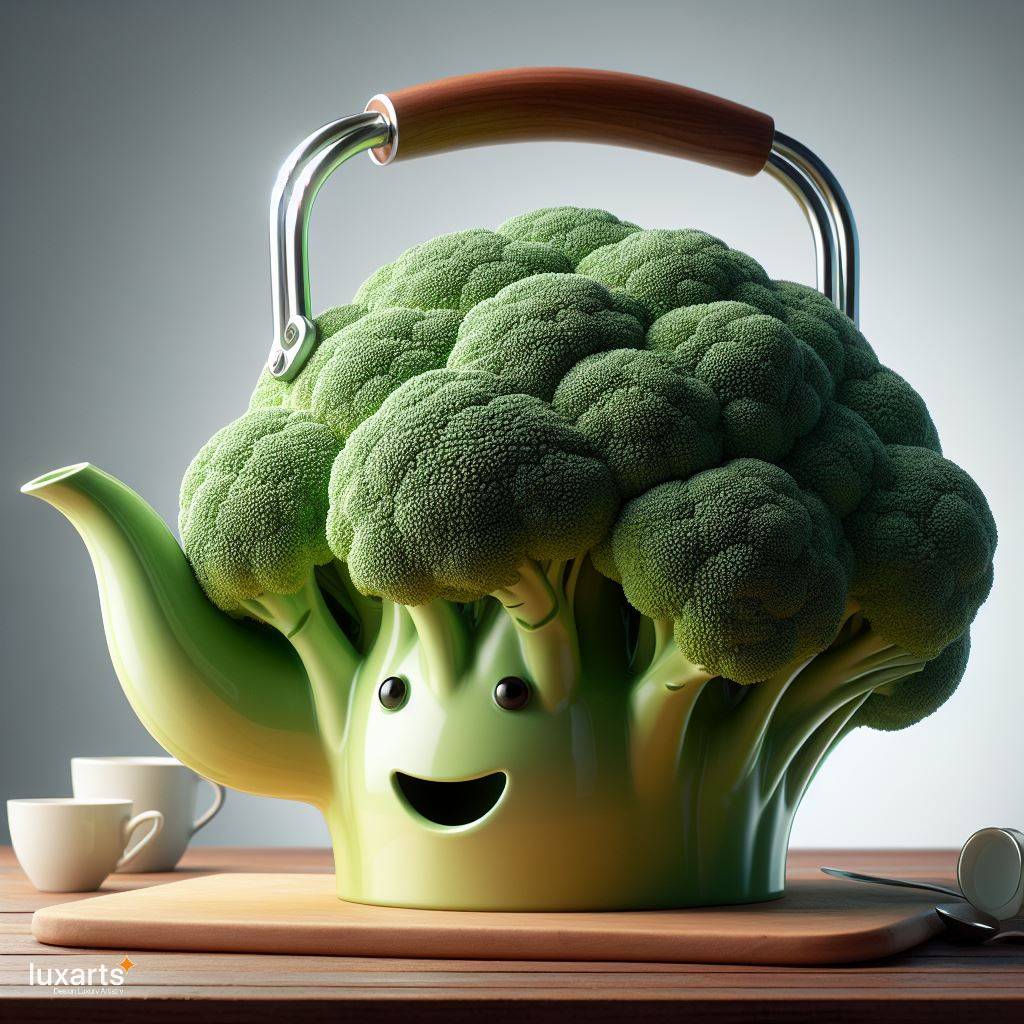 Vegetables Inspired Kettles: Infusing Kitchen Décor with Freshness 6Broccoli 2
