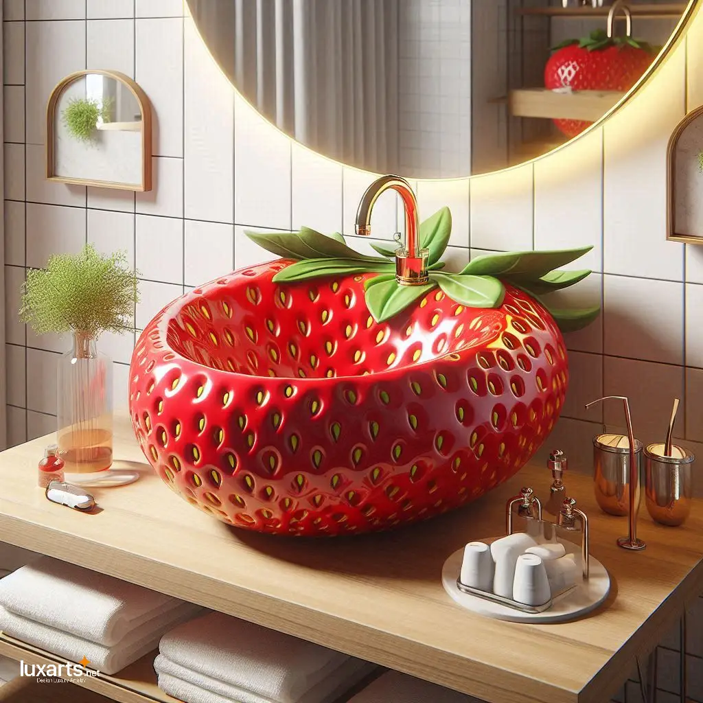 Fruit Sinks Freshen Up Your Kitchen with Vibrant and Refreshing Décor 7Strawberry
