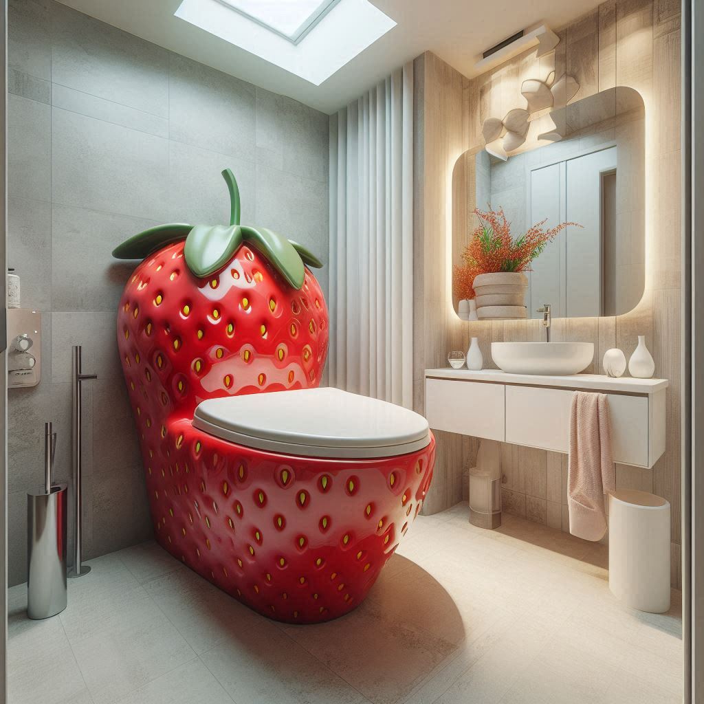 Trendy Fruit Shaped Toilet Designs: Benefits, Installation, and Maintenance Tips fruit toilet