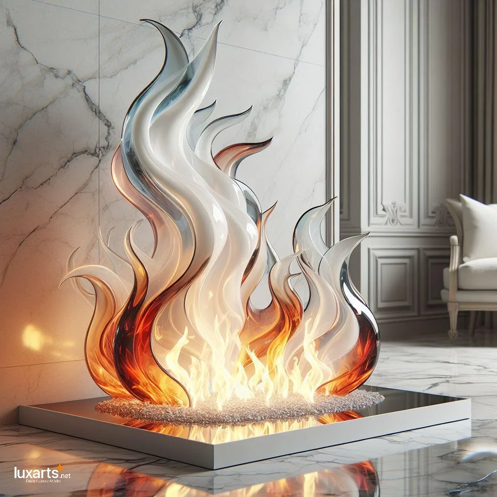 Mesmerizing Ambiance: Glass Flames Fireplace for Modern Elegance glass flames fireplace 1 jpg