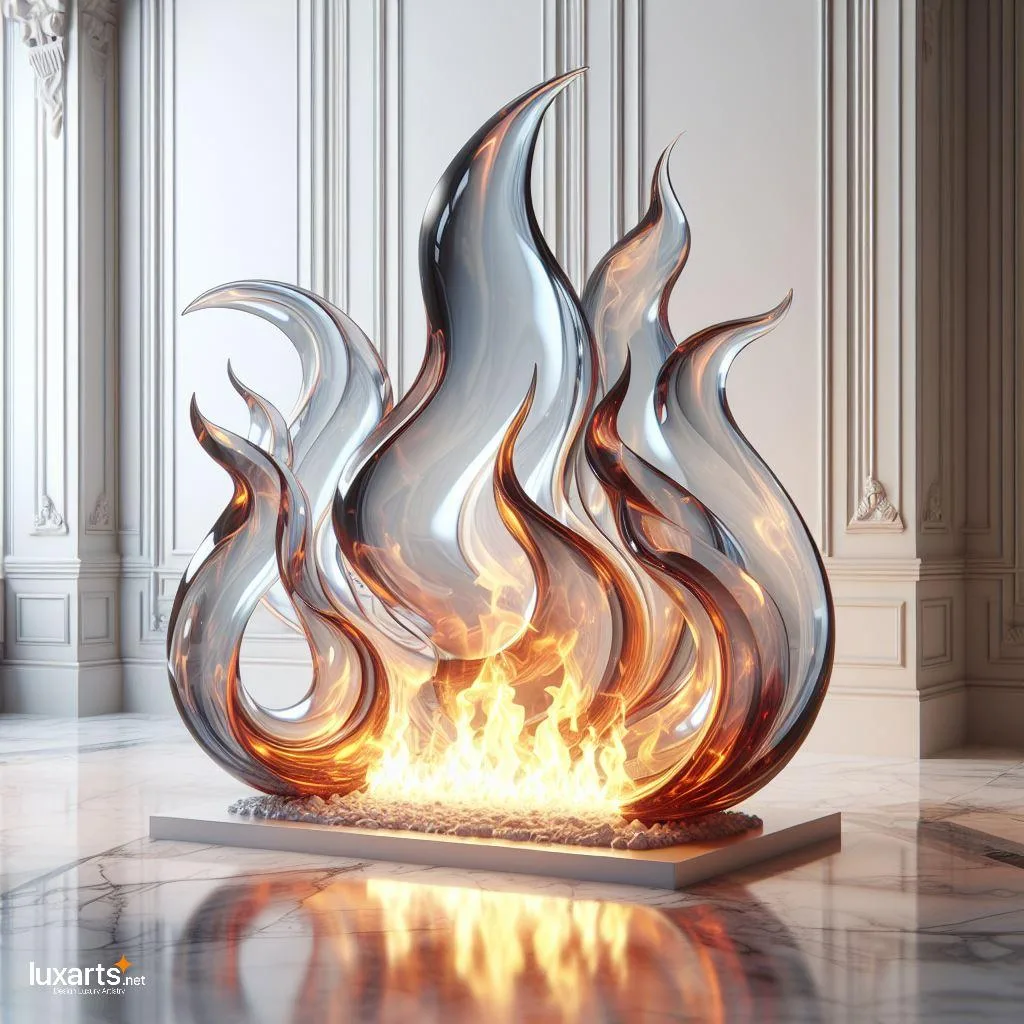 Mesmerizing Ambiance: Glass Flames Fireplace for Modern Elegance glass flames fireplace 5 jpg